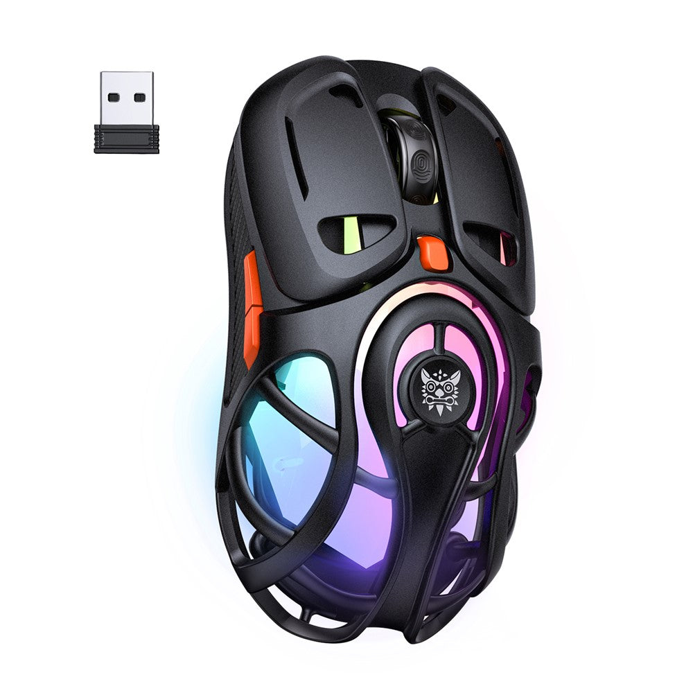ONIKUMA DM02 Tri-Mode Gaming Mouse 2.4G Wireless Bluetooth-compatible 6 DPI Levels RGB Backlit Mouse