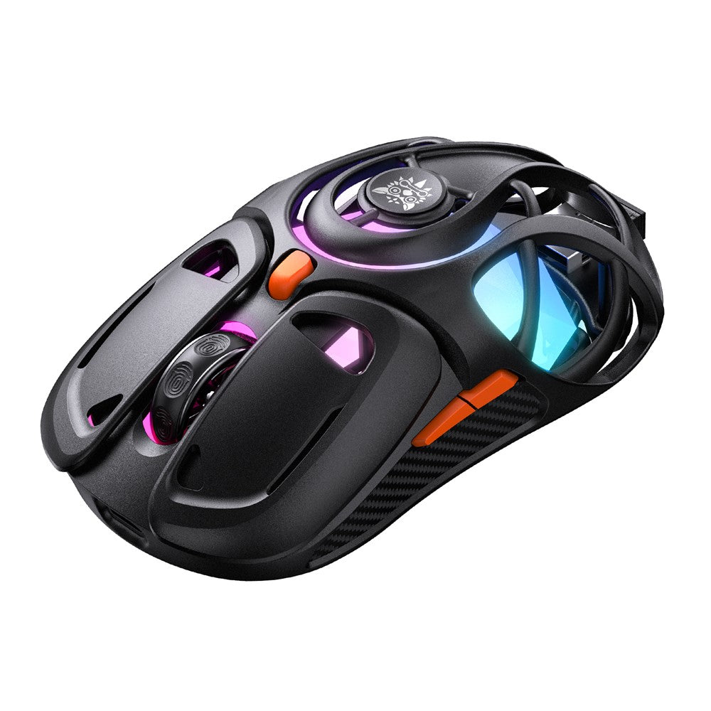 ONIKUMA DM02 Tri-Mode Gaming Mouse 2.4G Wireless Bluetooth-compatible 6 DPI Levels RGB Backlit Mouse