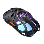 ONIKUMA DM02 Tri-Mode Gaming Mouse 2.4G Wireless Bluetooth-compatible 6 DPI Levels RGB Backlit Mouse