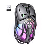 ONIKUMA DM02 Tri-Mode Gaming Mouse 2.4G Wireless Bluetooth-compatible 6 DPI Levels RGB Backlit Mouse