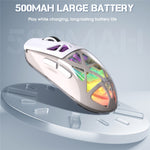 ONIKUMA CW930 Tri-Mode Gaming Mouse 2.4G Bluetooth-Compatible Wired RGB Light 3600DPI Mouse
