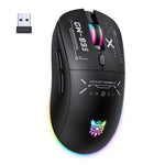 ONIKUMA CW935 Three Mode Gaming Mouse RGB 12800 DPI Bluetooth-compatible Wireless 2.4G Mouse