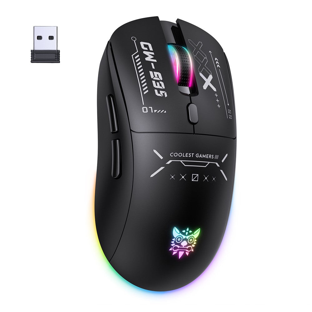 ONIKUMA CW935 Three Mode Gaming Mouse RGB 12800 DPI Bluetooth-compatible Wireless 2.4G Mouse