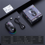 ONIKUMA CW935 Three Mode Gaming Mouse RGB 12800 DPI Bluetooth-compatible Wireless 2.4G Mouse