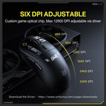 ONIKUMA DM05 Tri-Mode Gaming Mouse Bluetooth-compatible 2.4G Wireless Wired Ergonomic PC Mice