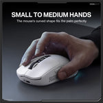 ONIKUMA DM07 2.4G Wireless Gaming Mouse 3-Mode Wired Bluetooth-compatible PC Mice with Magnetic Charging Base