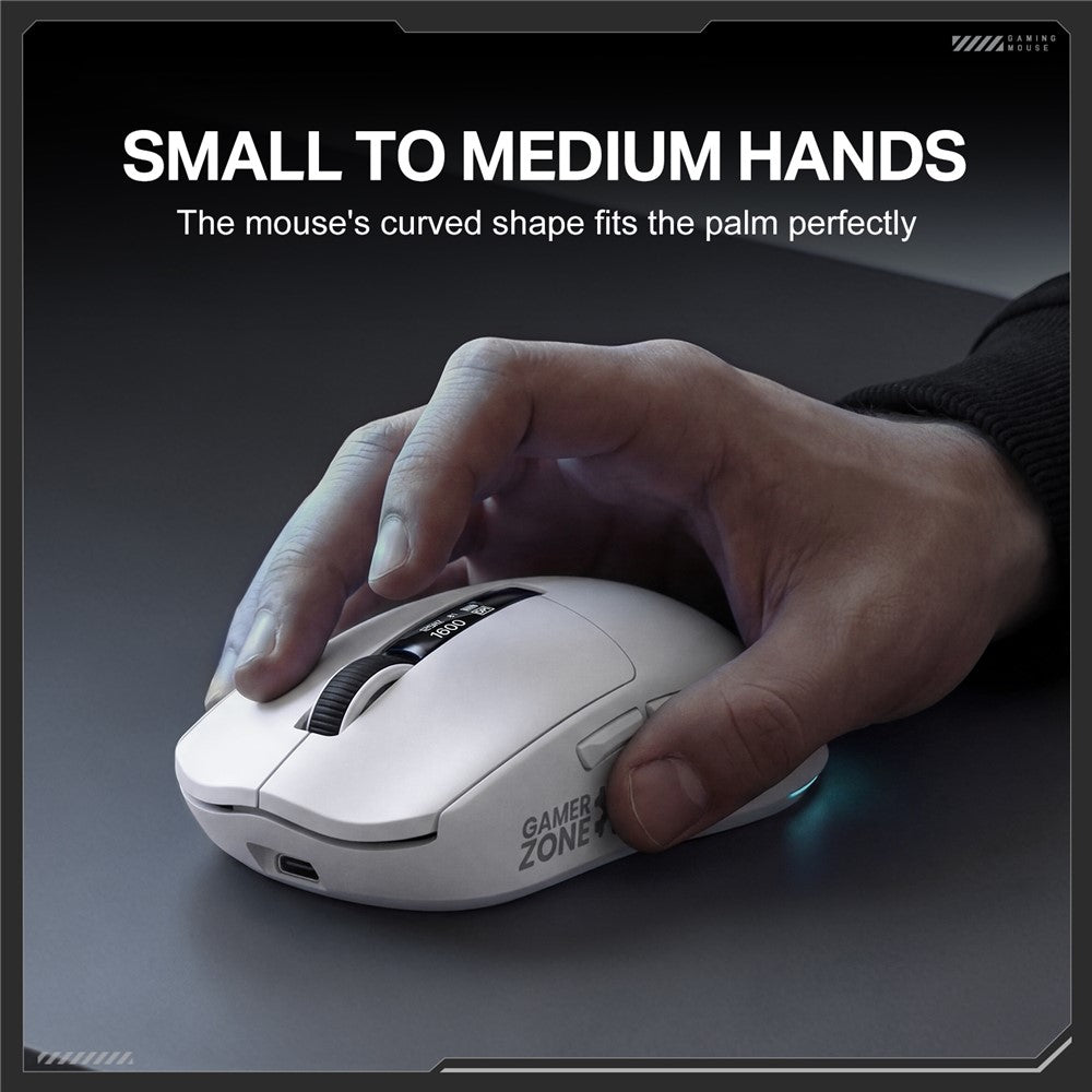 ONIKUMA DM07 2.4G Wireless Gaming Mouse 3-Mode Wired Bluetooth-compatible PC Mice with Magnetic Charging Base