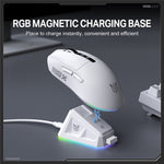 ONIKUMA DM07 2.4G Wireless Gaming Mouse 3-Mode Wired Bluetooth-compatible PC Mice with Magnetic Charging Base