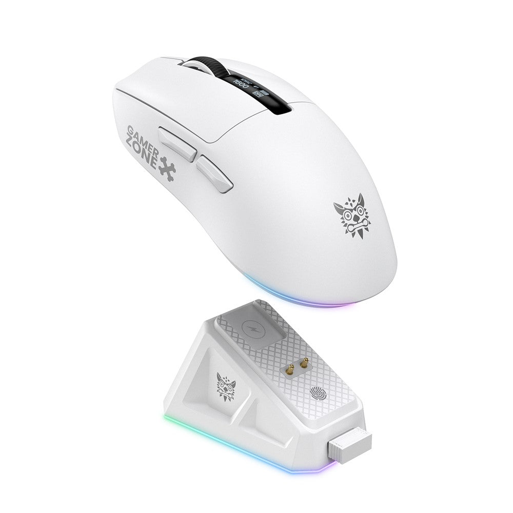ONIKUMA DM07 2.4G Wireless Gaming Mouse 3-Mode Wired Bluetooth-compatible PC Mice with Magnetic Charging Base