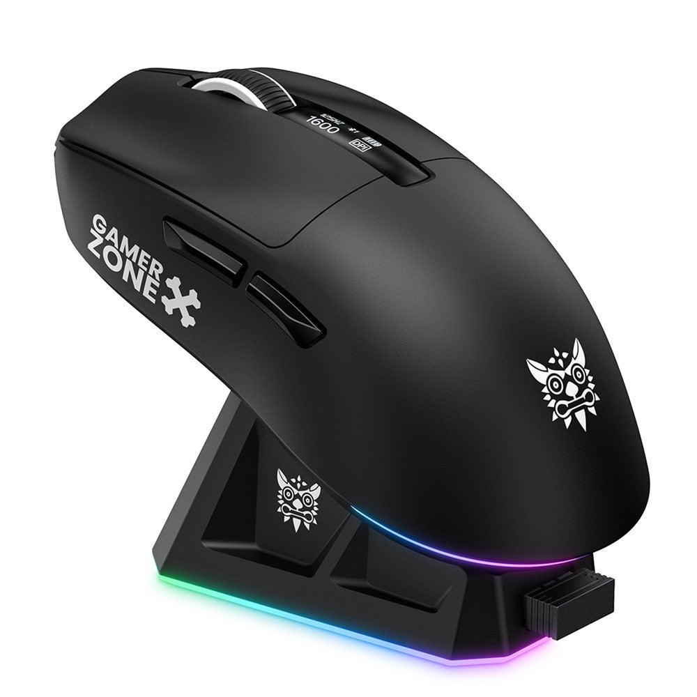 ONIKUMA DM07 2.4G Wireless Gaming Mouse 3-Mode Wired Bluetooth-compatible PC Mice with Magnetic Charging Base