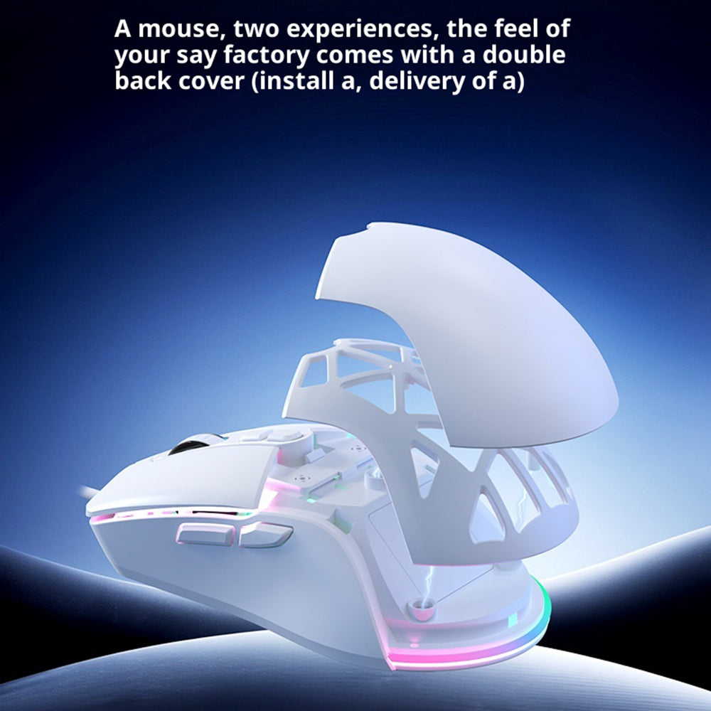 ERAZER G303 USB Wired Mouse 3600 DPI 7 Buttons RGB Gaming Mouse for PC Laptop (Invested By Lenovo)