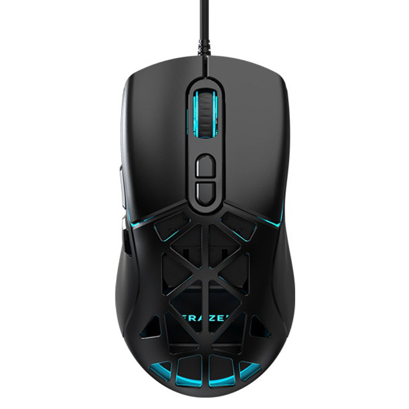 ERAZER G303 USB Wired Mouse 3600 DPI 7 Buttons RGB Gaming Mouse for PC Laptop (Invested By Lenovo)