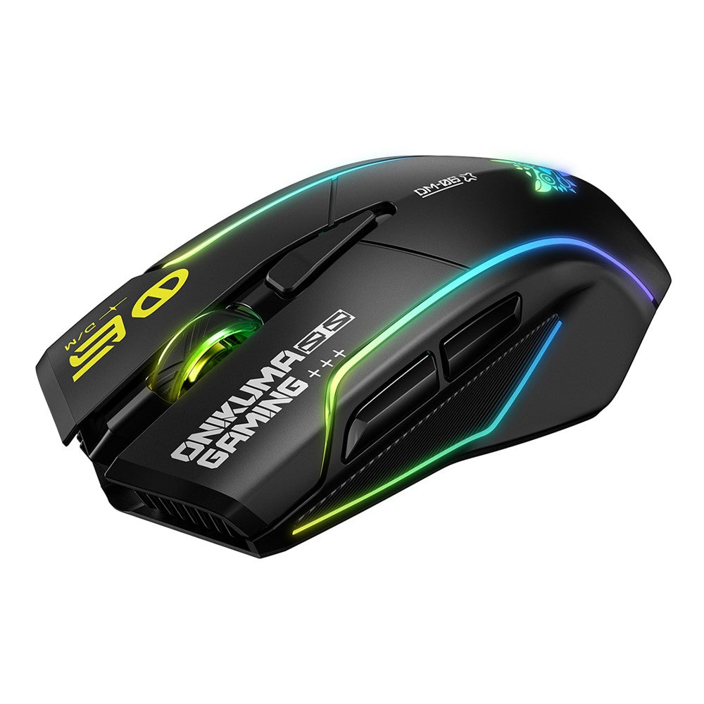ONIKUMA DM06 Gaming Mus 3-Mode Trådløs Bluetooth-kompatibel 2.4G Kablet 12800 DPI RGB PC Mus