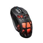 ONIKUMA DM09 Tri-Mode Wireless Gaming Mouse Hollow Design with RGB Magnetic Charging Base