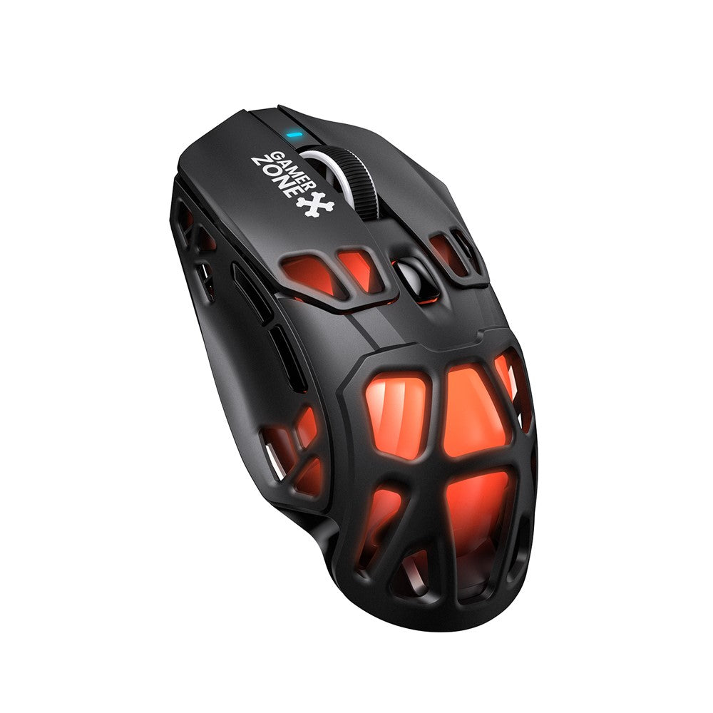 ONIKUMA DM09 Tri-Mode Wireless Gaming Mouse Hollow Design with RGB Magnetic Charging Base