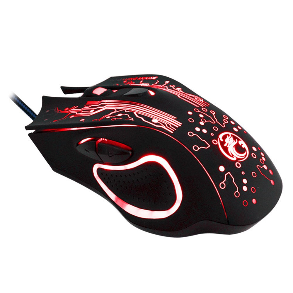 IMICE X9 Kablet Optisk Gaming Mus 4 Justerbare DPI Mus 6 Programmerbare Knapper Gaming Mus