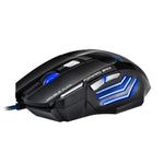 IMICE X7 Gaming Mus USB Kablet Mus 7 Knapper Optisk USB Kablet Mus RGB Baggrundsbelysning