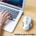 FREE WOLF X8 2.4G Wireless Charging Game Mouse Silent Illuminated Mechanical Mouse