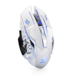 FREE WOLF X8 2.4G Wireless Charging Game Mouse Silent Illuminated Mechanical Mouse