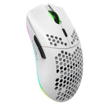 HXSJ T66 trådløs RGB-lanterne-mus med hult design og 4-trins justerbar DPI