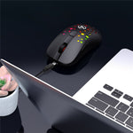 HXSJ T100 RGB Macro Programmable Dual Mode Wireless/Wired Gaming Mouse 10000 DPI Rechargeable Mice