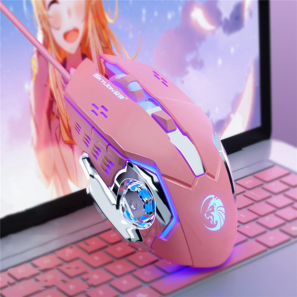 SKYLiON F5 2400 DPI 6 Keys USB Wired Breathing Light Gaming Mouse Computer Laptop Gaming Mice