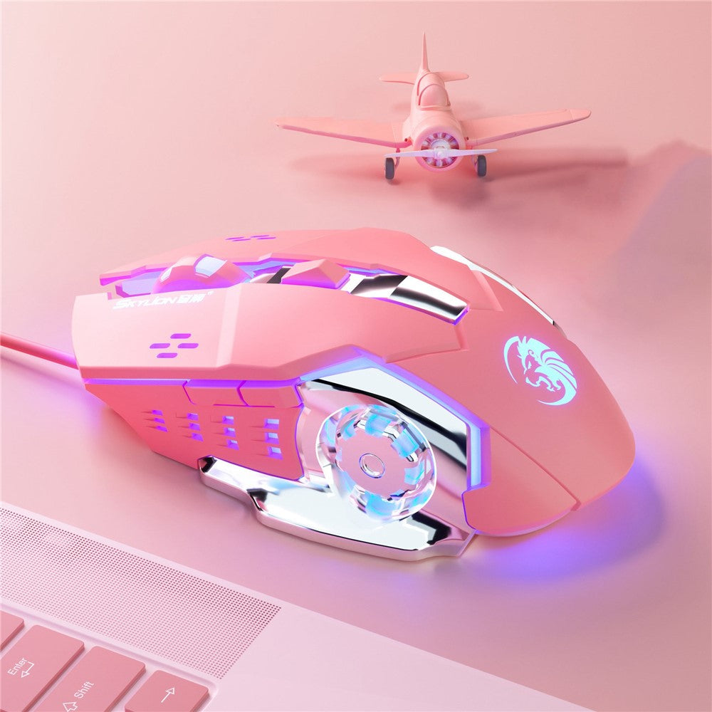 SKYLiON F5 2400 DPI 6 Keys USB Wired Breathing Light Gaming Mouse Computer Laptop Gaming Mice