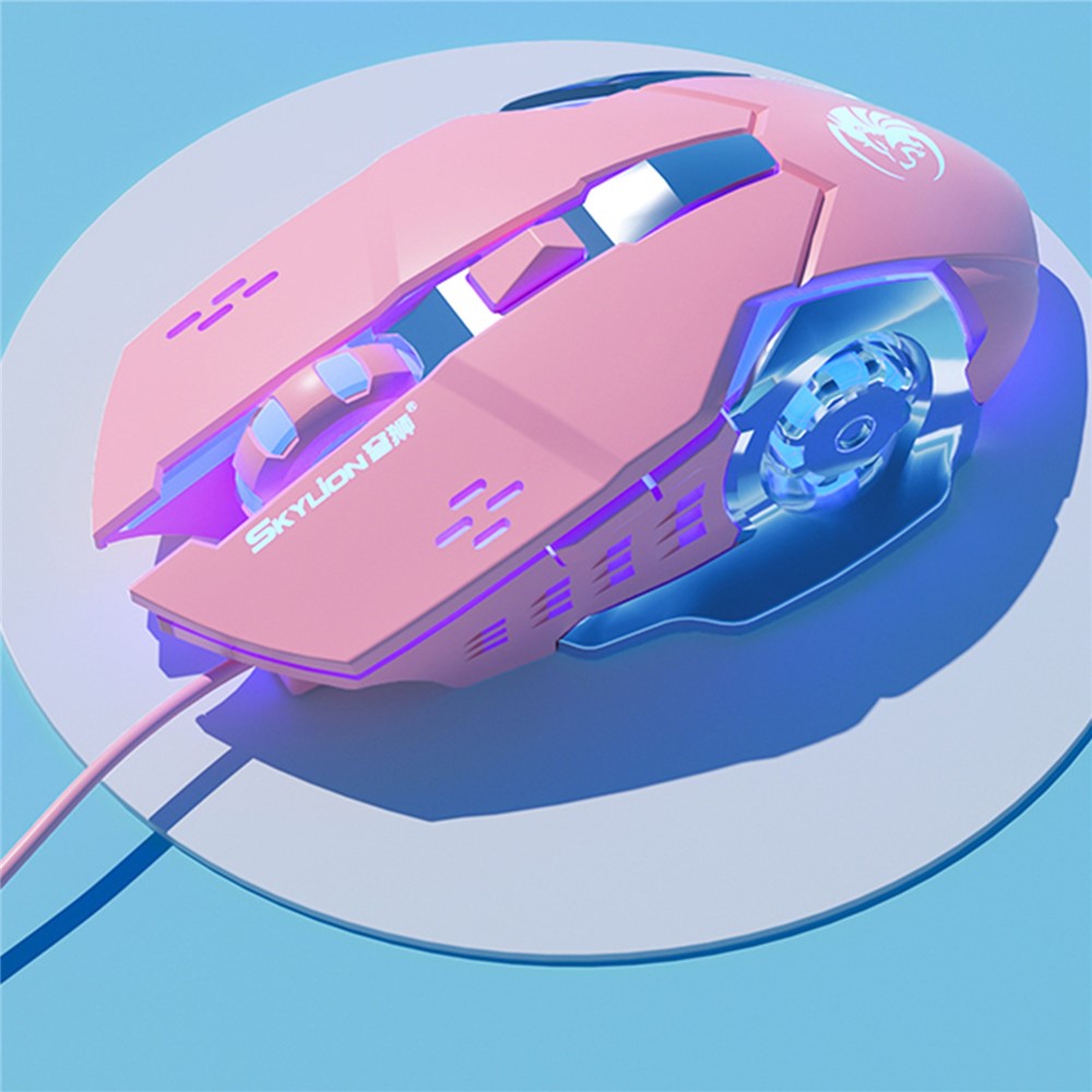SKYLiON F5 2400 DPI 6 Keys USB Wired Breathing Light Gaming Mouse Computer Laptop Gaming Mice