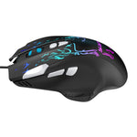 YWYT G855 Wired RGB Gaming Mouse 8-Button 6400 DPI Office Home Mice with Side Buttons