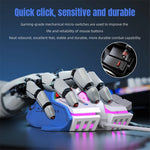 HXSJ G6 12800DPI 10 Buttons USB Wired Computer Laptop Mice Macro Programming Gaming Mouse with RGB Light
