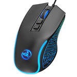 HXSJ X100 USB Wired Gaming Mouse 3600DPI Colorful Light Computer Laptop Mice