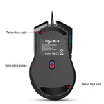 HXSJ X100 USB Wired Gaming Mouse 3600DPI Colorful Light Computer Laptop Mice