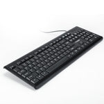 T-WOLF TF500 USB Kabelforbundet Tastatur Mus Sæt 104 Taster Tastatur til Computer PC Bærbar