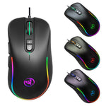 HXSJ J300 RGB Lighting Programmable Gaming Mouse [7 Buttons]