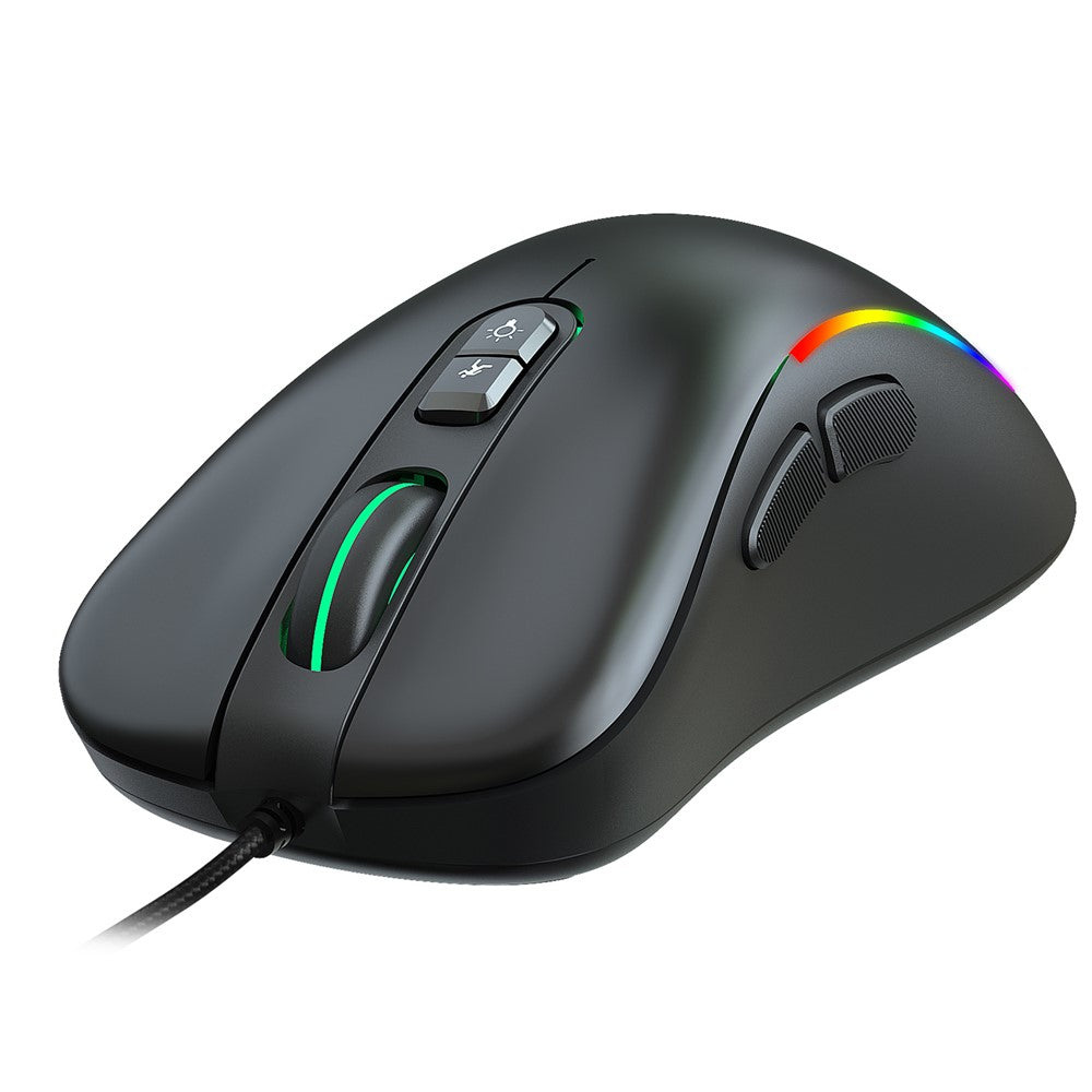 HXSJ J300 RGB Lighting Programmable Gaming Mouse [7 Buttons]