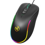 HXSJ J300 RGB Lighting Programmable Gaming Mouse [7 Buttons]