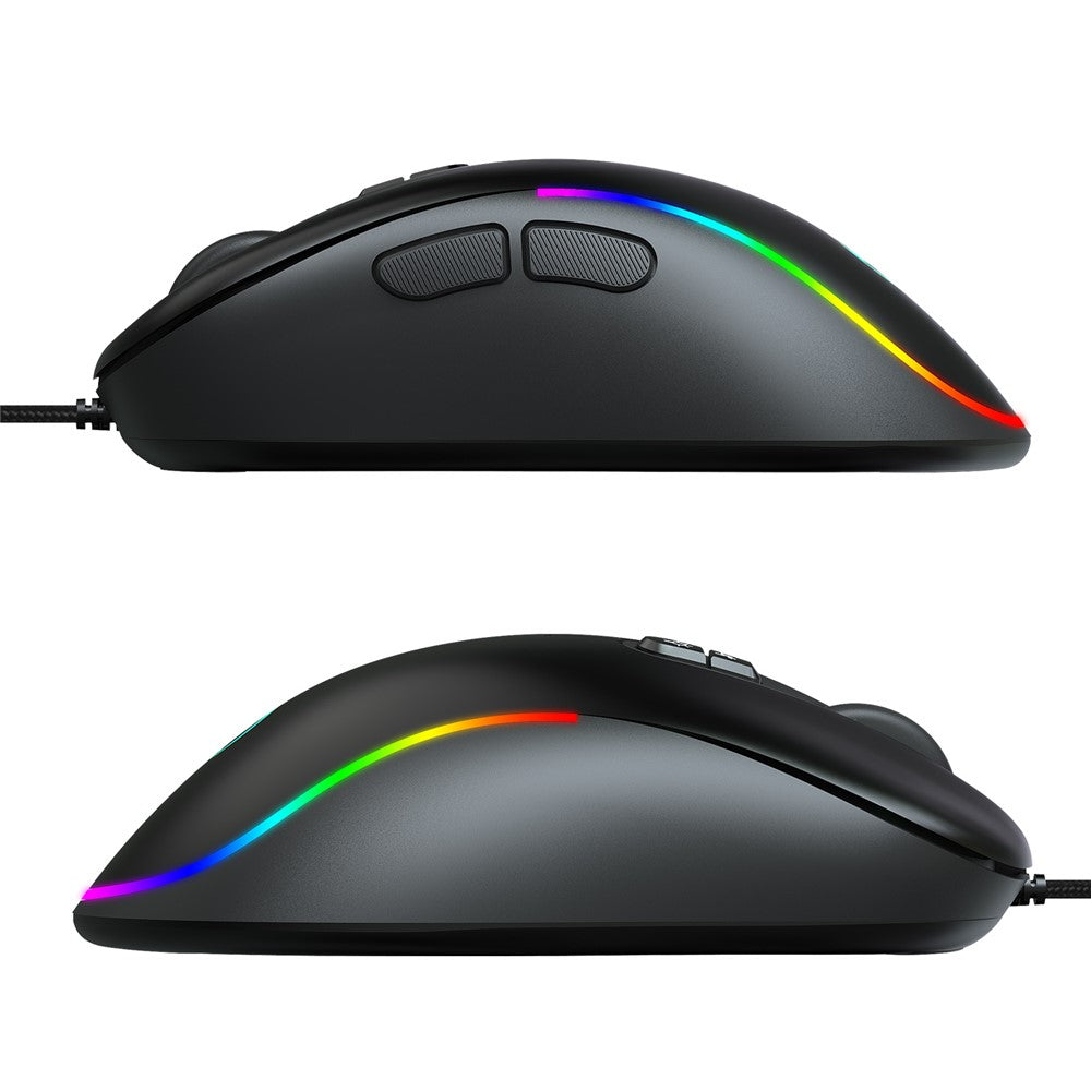 HXSJ J300 RGB Lighting Programmable Gaming Mouse [7 Buttons]