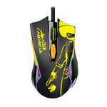 HM 762 USB Port 8 Keys Wired Colorful Luminous Gaming Mouse