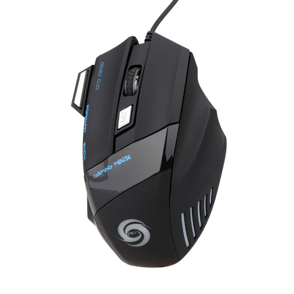 HXSJ A868 Adjustable DPI Colorful Light USB Wired Laptop Computer Ergonomic Gaming Mouse