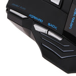 HXSJ A868 Adjustable DPI Colorful Light USB Wired Laptop Computer Ergonomic Gaming Mouse