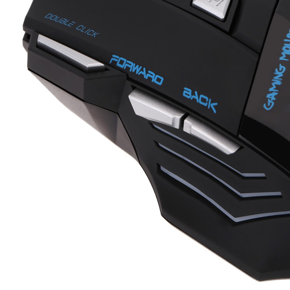 HXSJ A868 Adjustable DPI Colorful Light USB Wired Laptop Computer Ergonomic Gaming Mouse