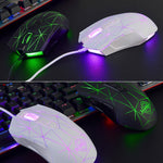 AJAZZ AJ52 Star Version USB Wired Gaming Mouse 2500DPl Optical Mice with RGB Breathing Lights for Gamer Computer