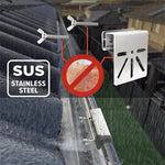 180 Degree Rotation CCTV Camera Holder Bracket Stainless Steel Gutter Mount Stand