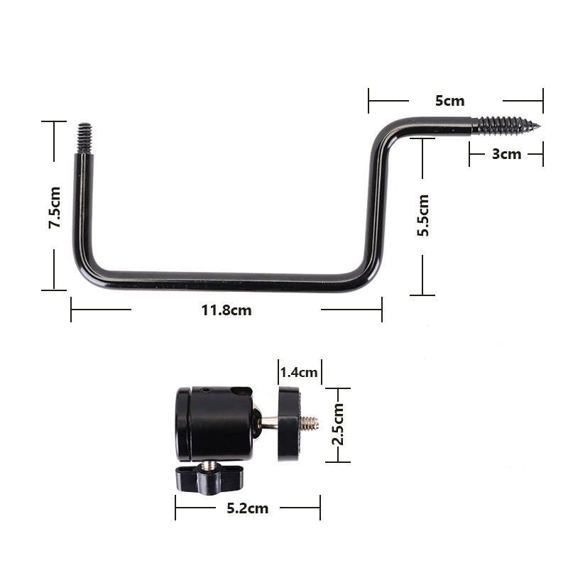 360 Degree Adjustable Ball Head Tree Mount Camera Bracket for Outdoor Hunting Trail Camera