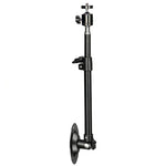 360 Degree Rotation Security Camera Holder Mount 35-50cm Carbon Steel Telescopic Arm Bracket