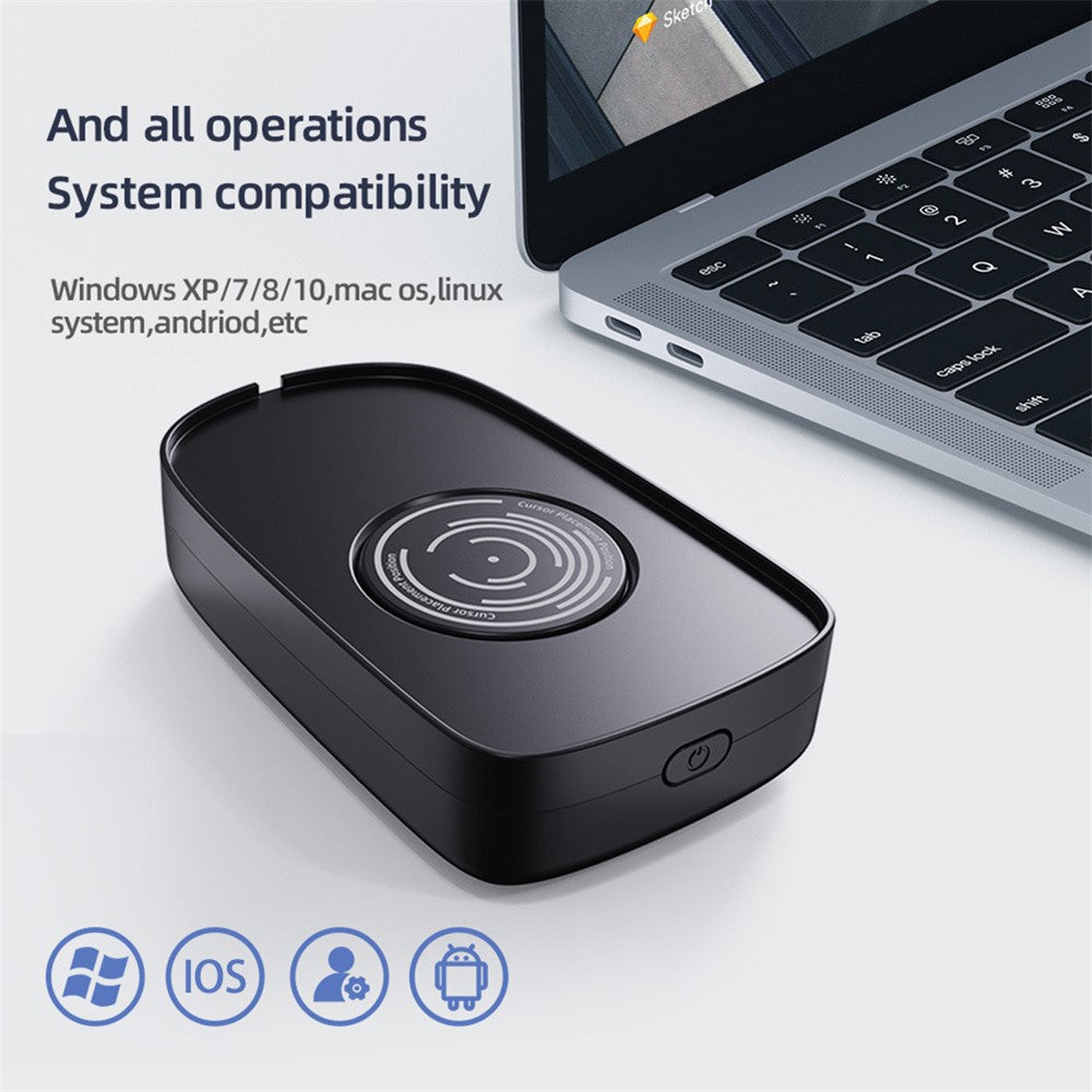 H26 Mouse Jiggler 5V 1A Simulate Mouse Mover Keeps PC Active Wired Wireless Mouse Wiggler