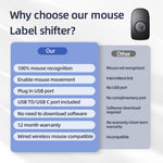 H26 Mouse Jiggler 5V 1A Simulate Mouse Mover Keeps PC Active Wired Wireless Mouse Wiggler