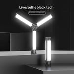 CYKE AB502 Foldable LED Selfie Light Adjustable Color Temperature Portable Photography Fill Lamp