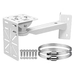 For CCTV Camera Pole Clamp Mount Bracket 360 Degree Rotation Security Camera Holder Stand