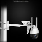For CCTV Camera Pole Clamp Mount Bracket 360 Degree Rotation Security Camera Holder Stand